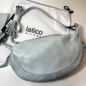 Latico Leathers Crosby Sling Sky Blue Brand New + New Bonus Strap